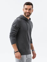 Men's sweater E187 - grey melange
