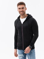 Men's zip-up sweatshirt  - V1 black B1425