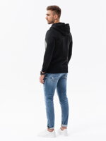Men's zip-up sweatshirt  - V1 black B1425