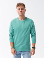 Men's printed sweatshirt B1160 - turquoise