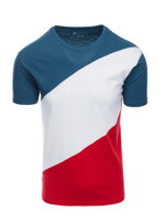 Men's t-shirt - navy/red S1627