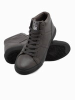 Men's casual sneakers T379 - grey