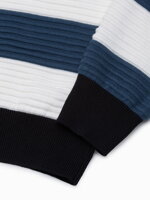 Men's sweater E189 - dark blue