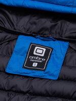 Men's quilted vest V53 - blue