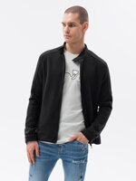 Men's zip-up sweatshirt C453 - black