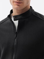 Men's zip-up sweatshirt C453 - black