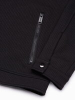 Men's zip-up sweatshirt C453 - black
