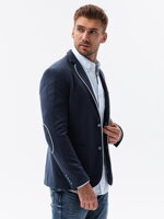 Elegant men's blazer M81 - navy
