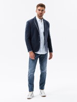 Elegant men's blazer M81 - navy