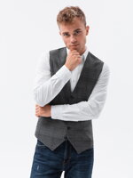 Men's vest V56 - dark grey
