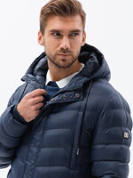 Men's winter jacket - navy C555