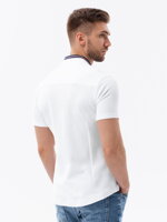 Men's shirt with short sleeves K543 - white