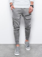 Men's sweatpants P905 - grey melange