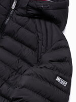 Men's winter quilted jacket - V2 black C606
