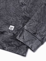 Men's sweatshirt with a stand-up collar B1354 - black