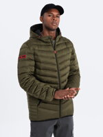 Men's mid-season quilted jacket C368 - navy