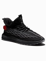 Men's casual sneakers T372 - black
