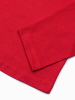 Men's plain longsleeve L133 - red