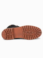 Men's winter shoes trappers T314 - black