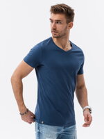 Men's plain t-shirt S1369 - dark blue