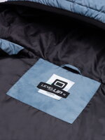 Men's winter jacket C529 - blue