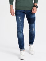 Men's jeans SKINNY FIT - blue P1063