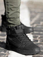 Men's sneakers T317 - black