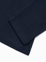 Men's plain longsleeve L132 - navy