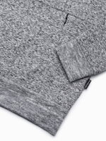 Men's hoodie - grey melange B1484
