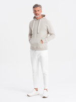 Men's hooded sweatshirt B1147 - light grey