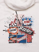 Men's hooded sweatshirt - V3 ecru B1357