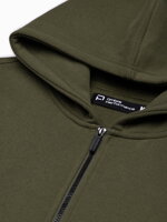Men's zip-up sweatshirt - V4 khaki B1423