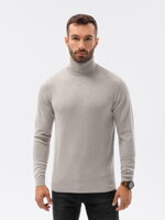 Men's sweater E179 - light grey