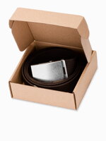 Men's sackcloth belt A029 - brown