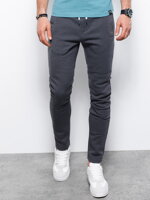 Men's sweatpants P866 - dark grey