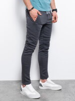 Men's sweatpants P866 - dark grey