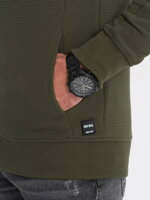 Men's zip-up sweatshirt B1157 - olive