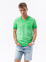 Men's plain t-shirt S1388 - green