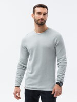 Men's sweater E121 - light grey/melange