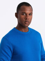 Men's plain sweatshirt B978 - blue