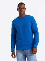 Men's plain sweatshirt B978 - blue