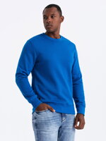 Men's plain sweatshirt B978 - blue