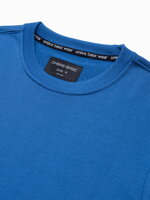 Men's plain sweatshirt B978 - blue