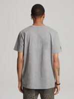 Men's printed T-shirt WOLF CALI S1819 - grey melange