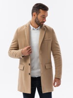 Men's coat C432 - camel