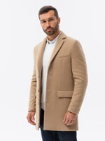 Men's coat C432 - camel