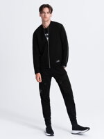 Men's hooded sweatshirt Nantes B1367- black