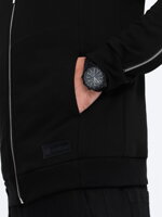 Men's hooded sweatshirt Nantes B1367- black