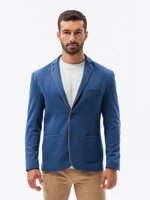 Elegant men's blazer M81 - blue