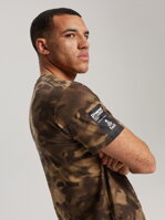 Men's printed T-shirt DKR D 0723 S1825 - khaki